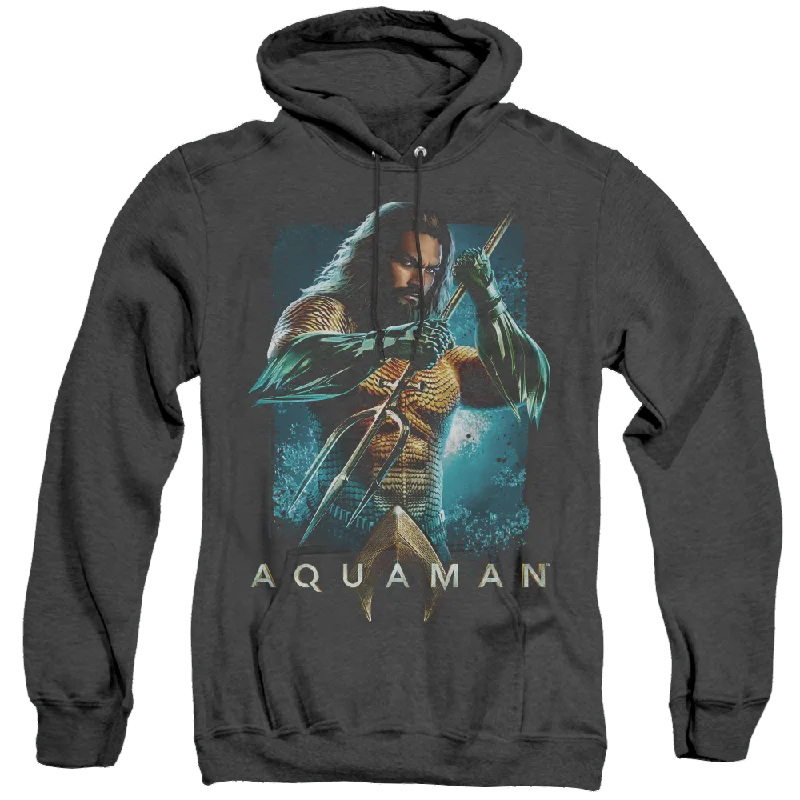 Special Price Aquaman Movie Trident - Heather Pullover Hoodie