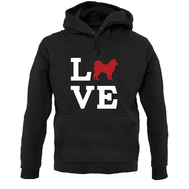 Incredible Offers Love Alaskan Malamute Dog Silhouette Unisex Hoodie