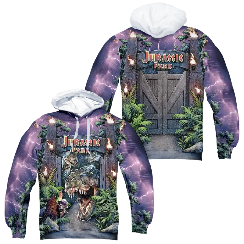 Members Only Jurassic Park Welcome To The Park - All-Over Print Pullover Hoodie