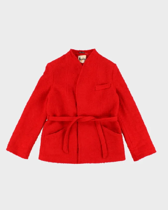 Big Discounts Vintage 80s Niccolini Darling Red Belted Coat - L